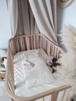 Babyschlafsack mit Kissen aus Velours |TOG 2.5| Steckkissen | Cream Hauptbild