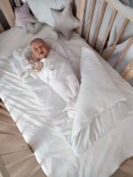 Babyschlafsack mit Kissen aus Velours |TOG 2.5| Steckkissen | Cream Zusatzbild-1