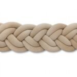 Bettschlange Dual 6 Stränge aus Velours | 200cm | Beige Hauptbild