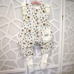 Body sacco nanna per neonato | Mussola di alta qualità | Bouquet | 6-12 mesi Immagine aggiuntiva 1