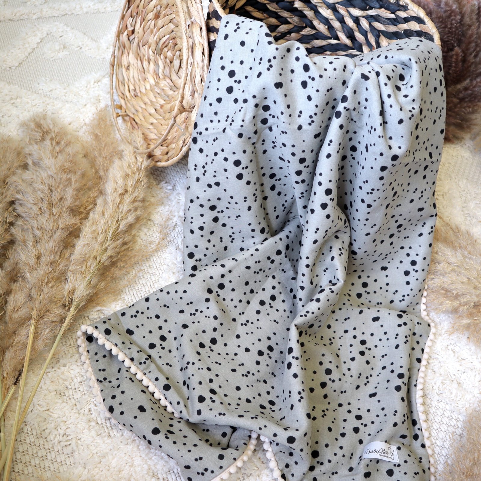 Coperta per bebè in mussola Paros Babydecke| Premium Double Musselin |Paros Hauptbild