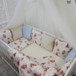 Komplett Bettset |Flying Away Premium |Velours Beige| TOG 2.5 | 0-3 Jahre Zusatzbild-5