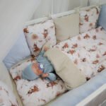 Komplett Bettset |Flying Away Premium |Velours Beige| TOG 2.5 | 0-3 Jahre Zusatzbild-1