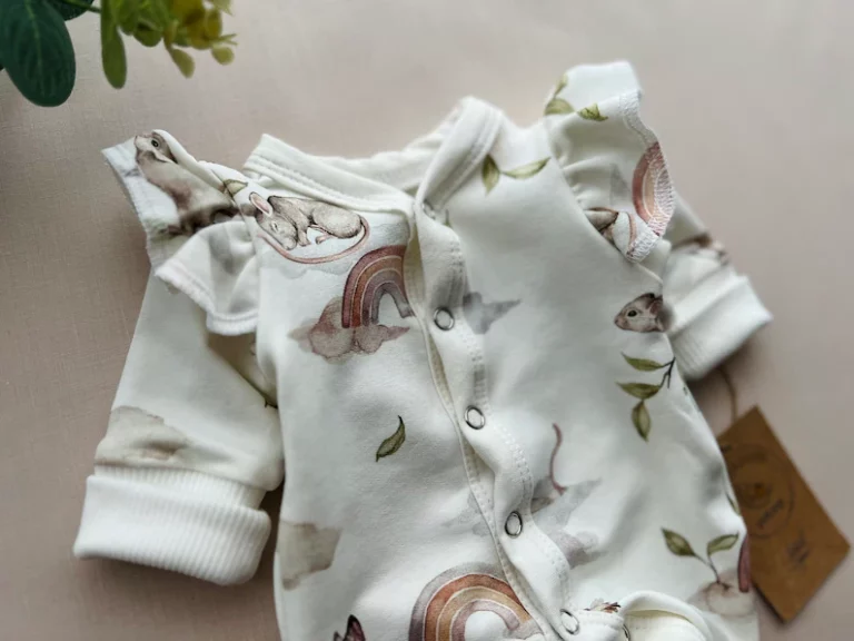 Strampler|Premium GOTS Baumwolle|Rainbow Morning Zusatzbild-1