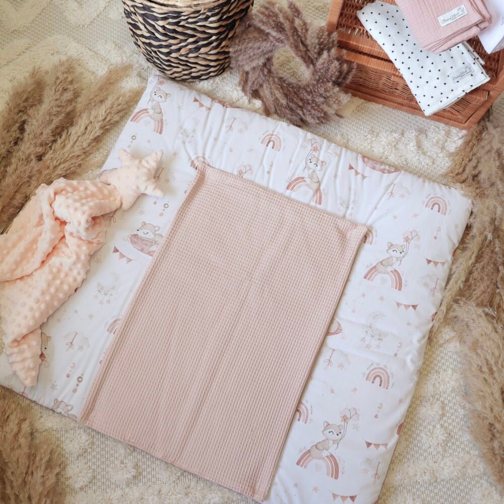 Waffle-pattern changing mat including removable waterproof base | Sweet Dreams Additional image-1
