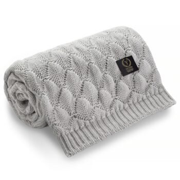 Copertina per neonati in bambù Shells, colore grigio (immagine principale)
