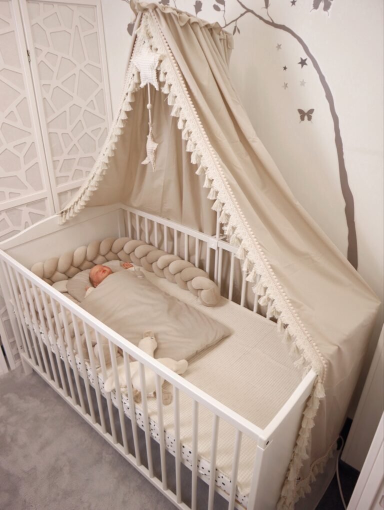Betthimmel Boho Aus Ökotex-Baumwolle | Beige Zusatzbild-1