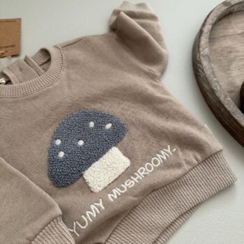 Bouclè Sweater|Mushroom Zusatzbild-1