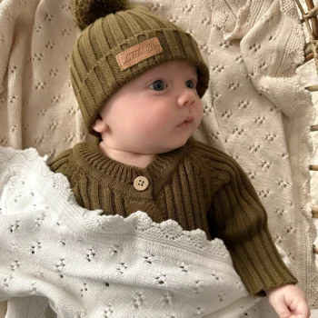 Ribbed Beanie|Olive Hauptbild