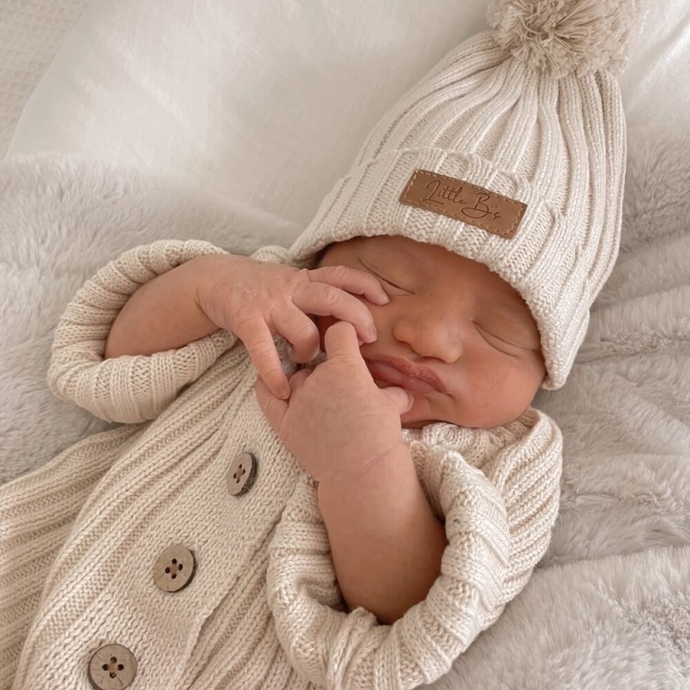 Ribbed Beanie| Honey Milk Hauptbild