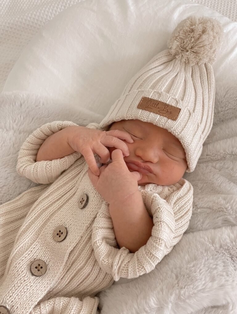 Ribbed Beanie| Honey Milk Hauptbild