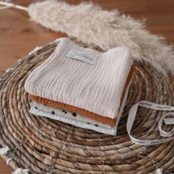 Mulltücher 4er Set aus Premium Musselin Caramelo Zusatzbild-1