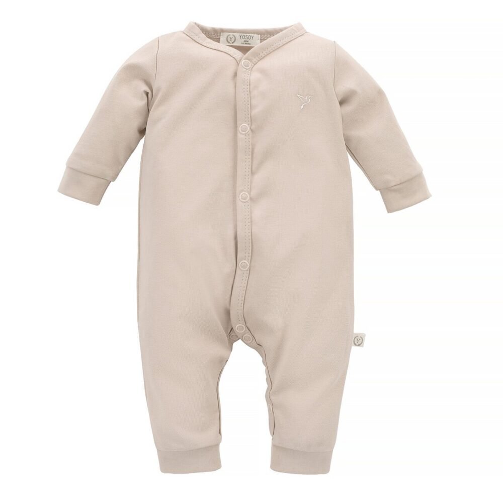 Strampler|Premium GOTS Baumwolle|Sunny Beige Hauptbild