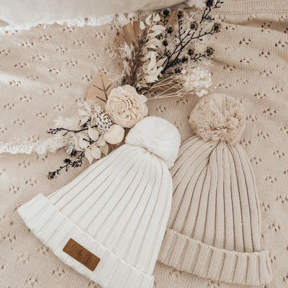 Ribbed Beanie|Milk Zusatzbild-1