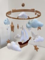 Babymobile Schiff Handgemacht Hauptbild