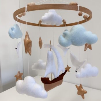 Babymobile Schiff Handgemacht Hauptbild