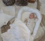 Premium Minky Minimal Cream cuddly blanket (additional image 2)