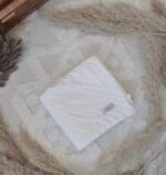 Premium Minky Minimal Cream cuddly blanket (additional image 1)
