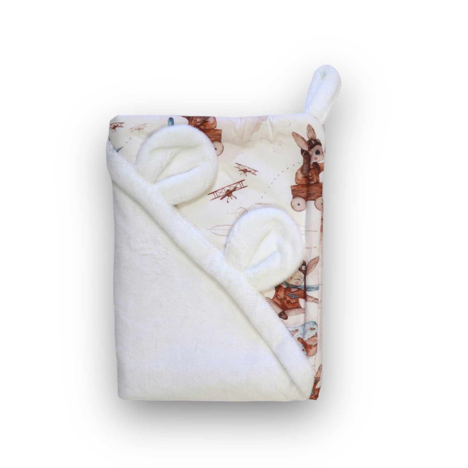 Hooded towel Baby|Bamboo|Flying Away 12203 Hooded Baby Towel | Bamboo | Flying Away Main Image