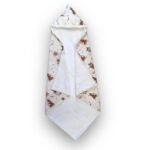 Hooded Baby Towel | Bamboo | Flying Away Additional Image 1