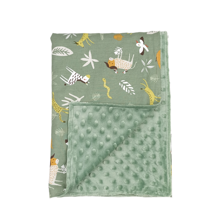 Kuscheldecke|Premium Baumwolle Minky |Kenya Hauptbild