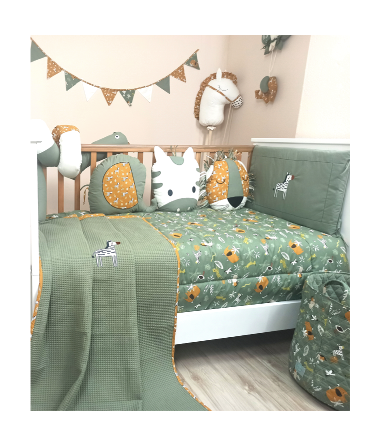 Bettwäsche Komplett 7er Set|Premium Baumwolle| TOG 2.5 | 0-5 Jahre|Kenya Zusatzbild-1