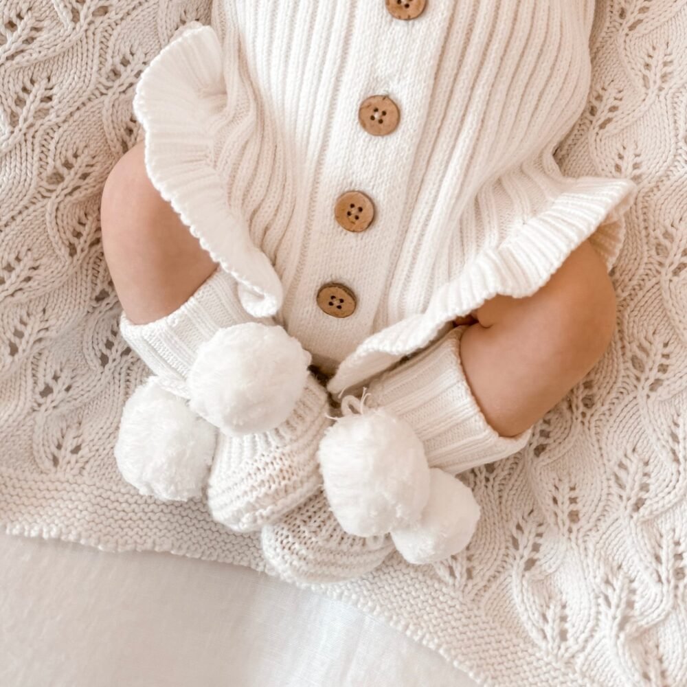 Ribbed Booties| Milk Hauptbild