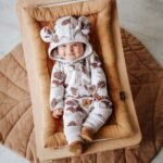 Fleece Overall with Ears|GOTS Baumwolle|Accorns Beige Hauptbild