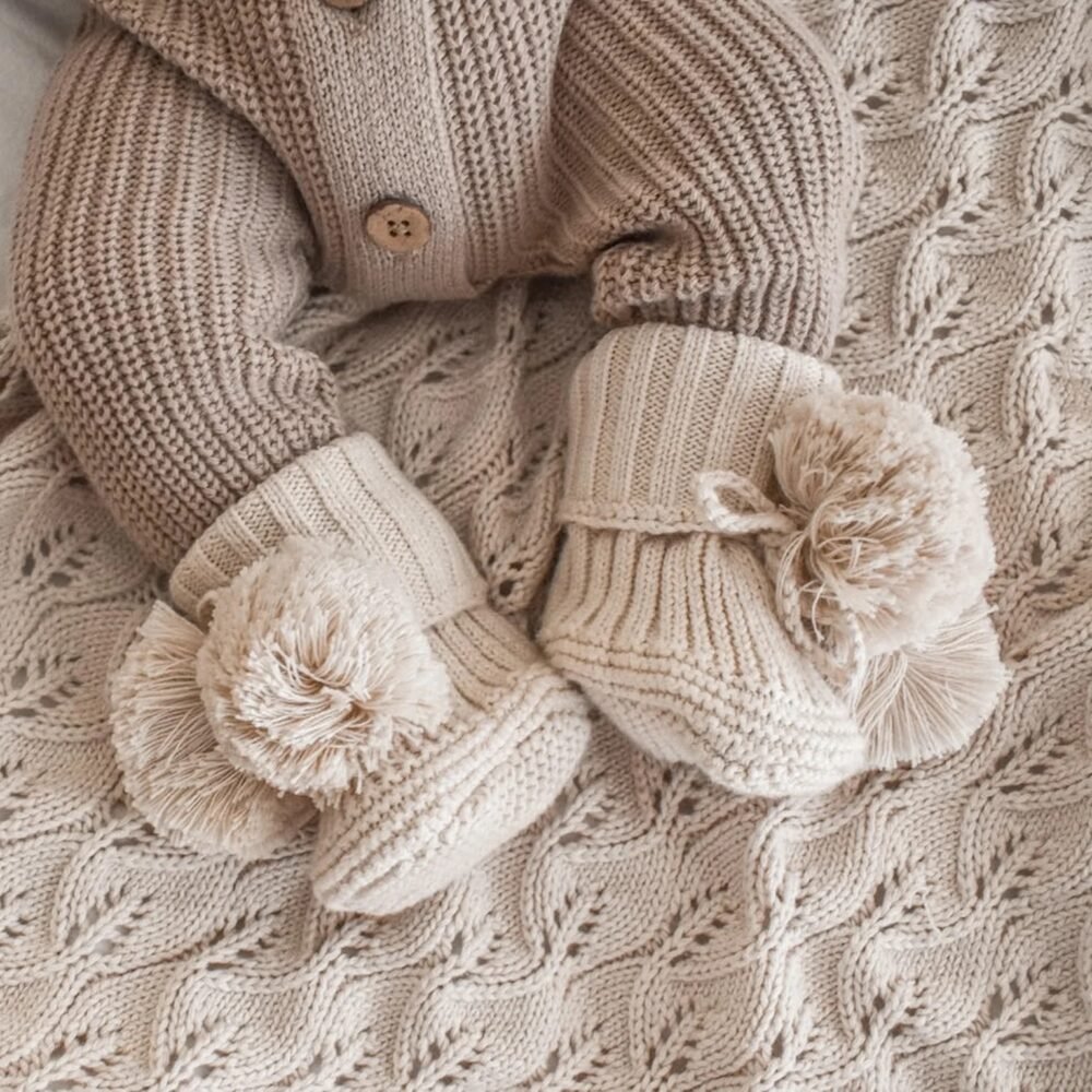 Ribbed Booties| Honey Milk Hauptbild