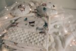 Set Kuscheldecke-Kissen|Premium Baumwolle|Snowman Cream Zusatzbild-3