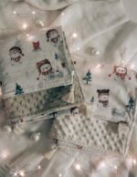 Set Kuscheldecke-Kissen|Premium Baumwolle|Snowman Cream Zusatzbild-5