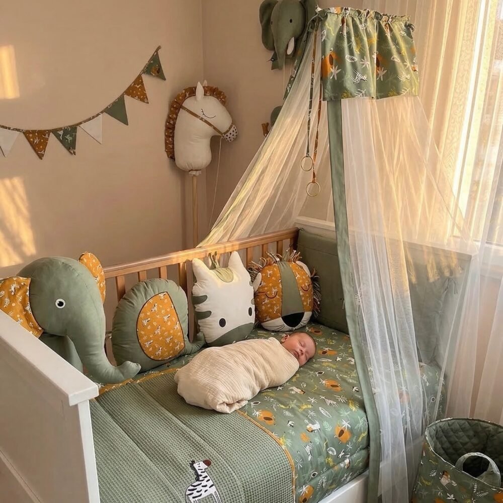 Set completo di biancheria da letto, 7 pezzi | Cotone di alta qualità | TOG 2.5 | 0-5 anni | Kenya (immagine principale)