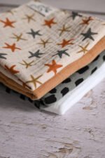 Muslin cloths, set of 4, made from premium muslin | Star Fish Additional image-1