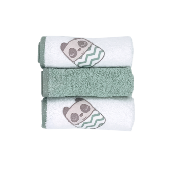 Waschlappen 3er-Pack|Frottee|Tiny Friends Hauptbild