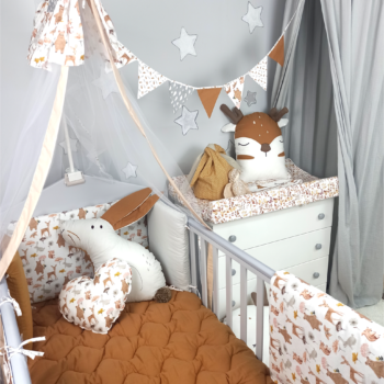Bettwäsche Komplett 7er Set|Premium Baumwolle| TOG 2.5 | 0-5 Jahre|Forest Zusatzbild-2