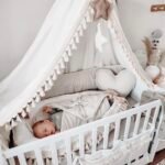 Boho bed canopy made of Oeko-Tex cotton | Cream main image