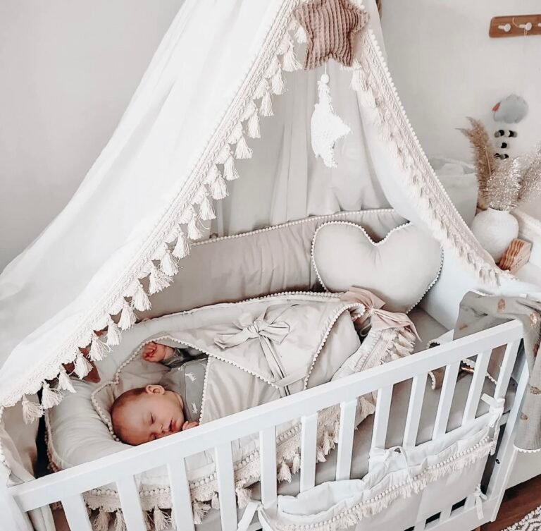 Betthimmel Boho Aus Ökotex-Baumwolle | Cream Hauptbild