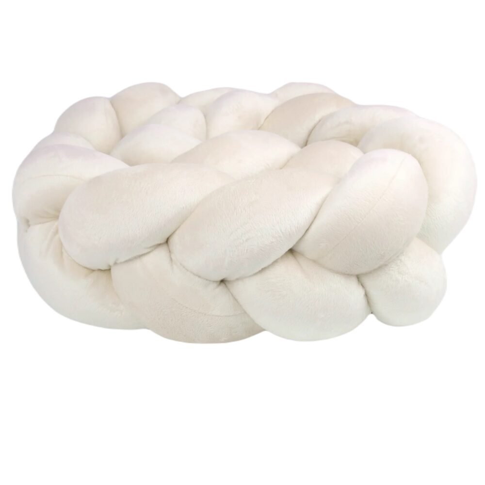 Bettschlange Velours - geflochten |360 cm|Cream Zusatzbild-1