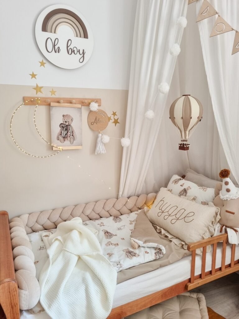 Bettschlange Velours - geflochten |360 cm|Beige Hauptbild