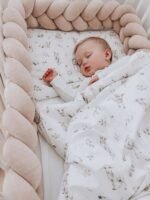 Bettschlange Velours – Geflochten |410 cm|Beige Hauptbild