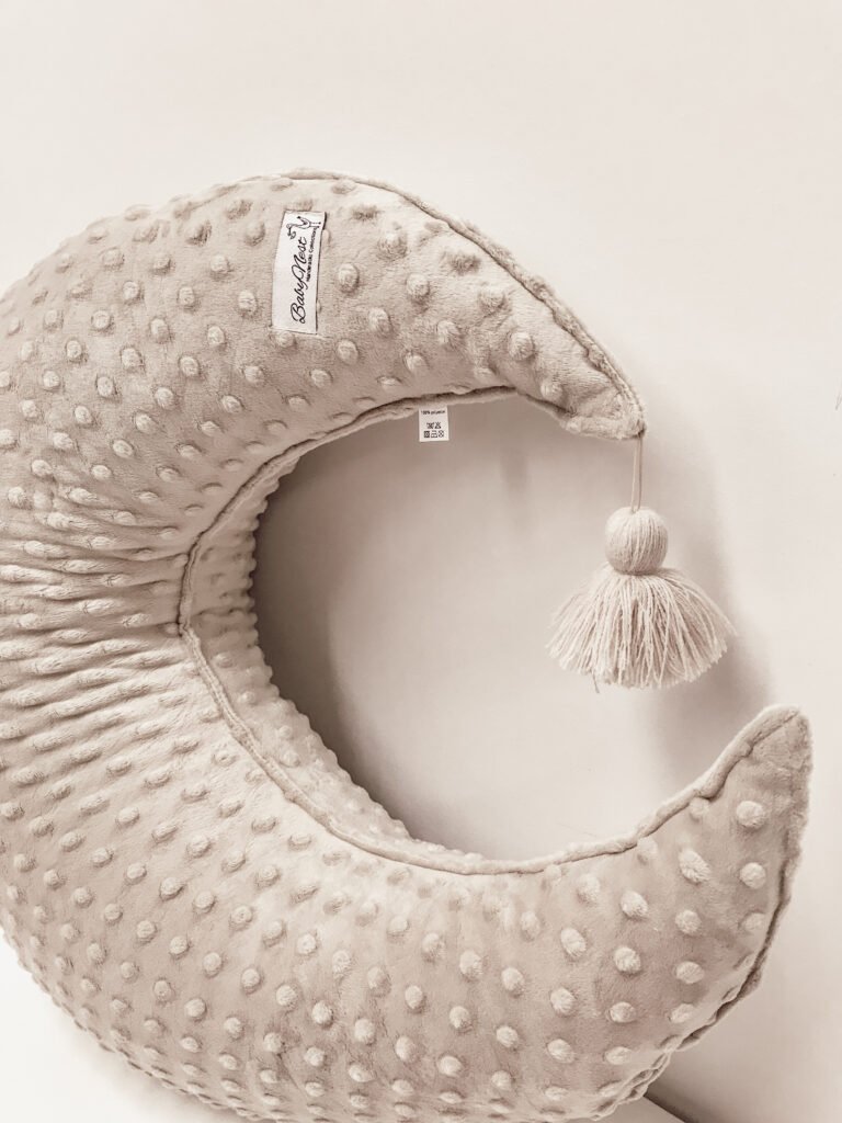 Stillkissen Halbmond|Minky| Beige Zusatzbild-1