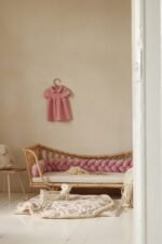 Bettschlange Velours - geflochten |360 cm|Altrosa Zusatzbild-1