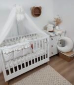 Bettuntensilo Samt Cream, Bettorganiser Glam Zusatzbild-2