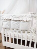 Bettuntensilo Samt Cream, Bettorganiser Glam Hauptbild