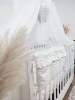 Bettuntensilo Samt Cream, Bettorganiser Glam Zusatzbild-1