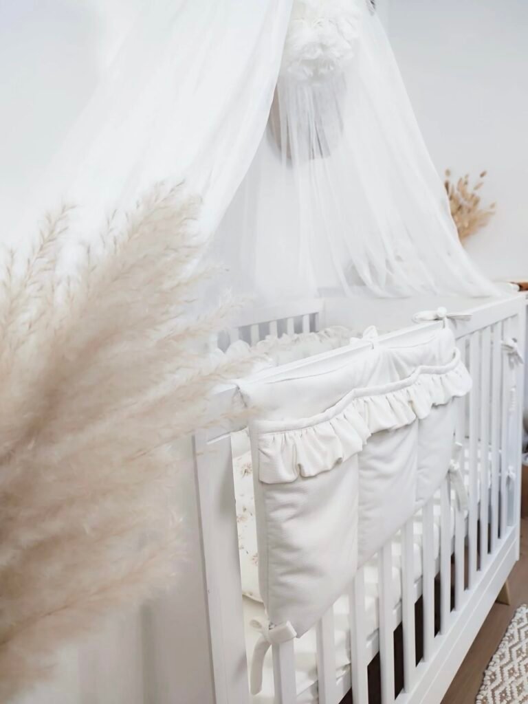 Bettuntensilo Samt Cream, Bettorganiser Glam Zusatzbild-1