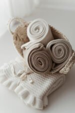 MY MEMI | Bambus Decke Frill | Light Beige Zusatzbild-2