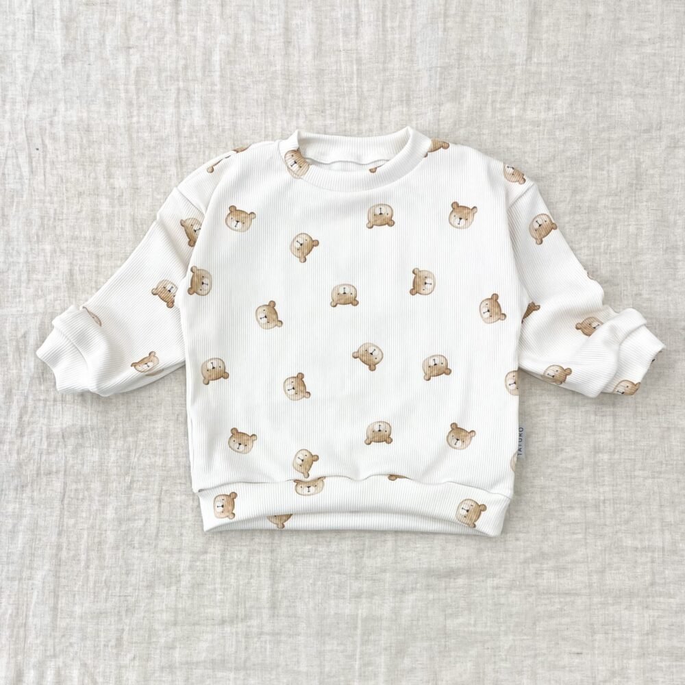 Completo per neonati | Felpa e pantaloni | Cotone GOTS | Immagine principale Sweet_Bears