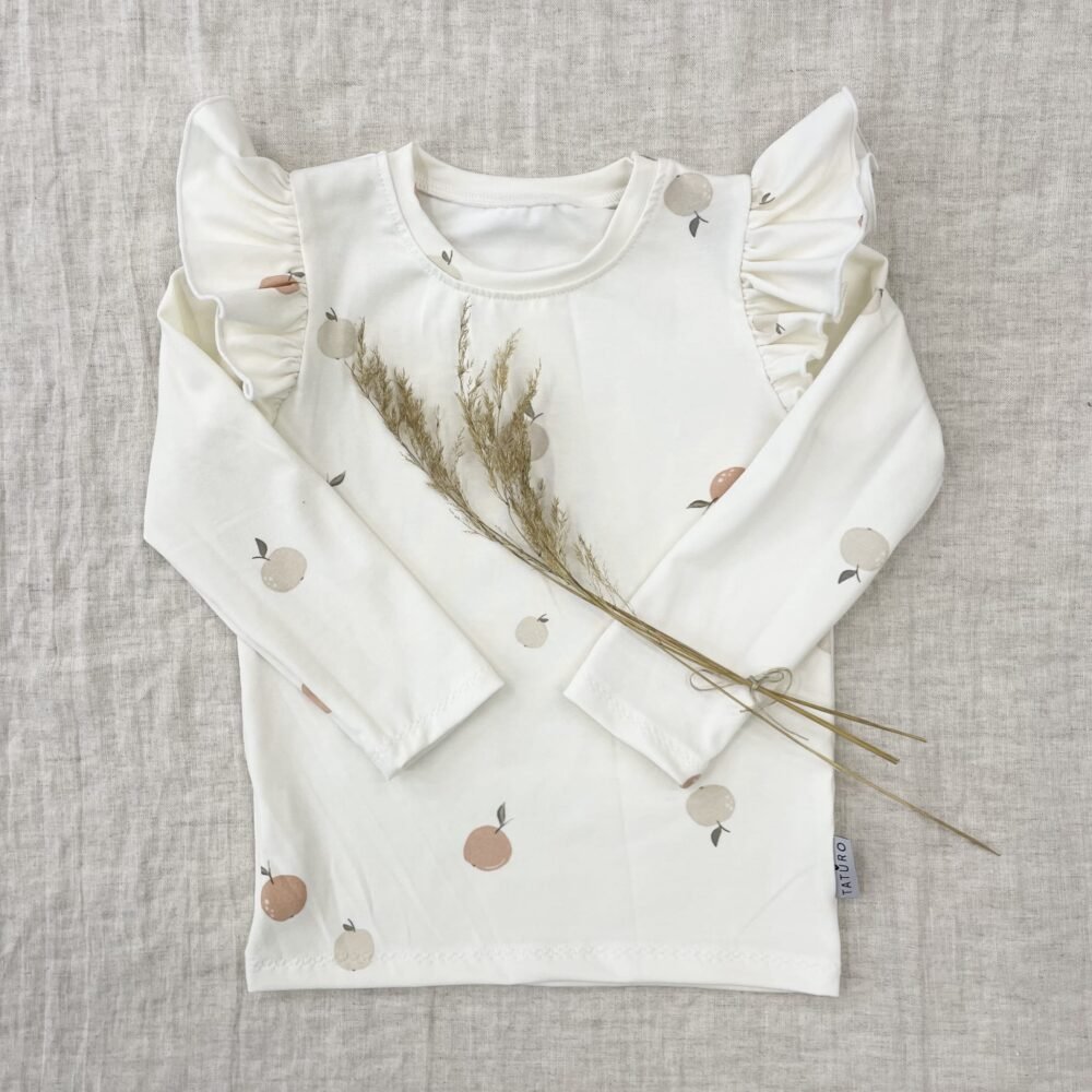 Ensemble bébé | Sweat-shirt et pantalon | Coton certifié GOTS | Pommes (Image supplémentaire 1)