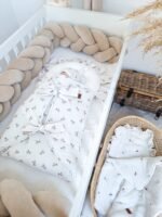 Multifunktioneller Babyschlafsack| Premium Musselin|0-8M| Blackberry Zusatzbild-1